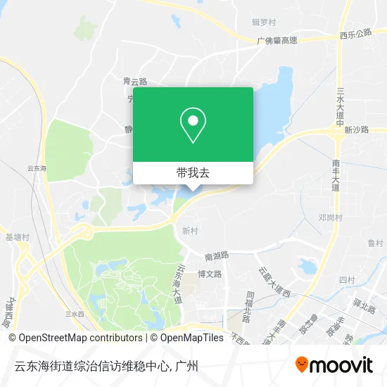 云东海街道综治信访维稳中心地图