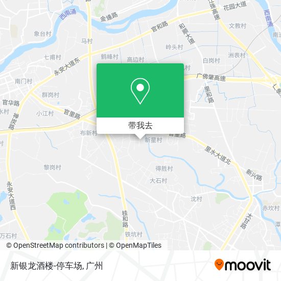 新银龙酒楼-停车场地图