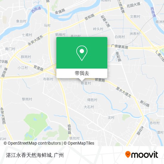 湛江永香天然海鲜城地图