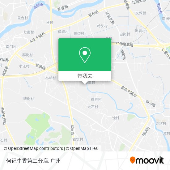 何记牛香第二分店地图