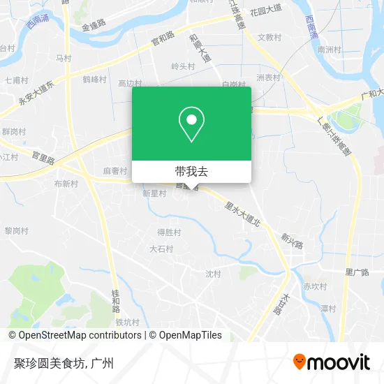 聚珍圆美食坊地图