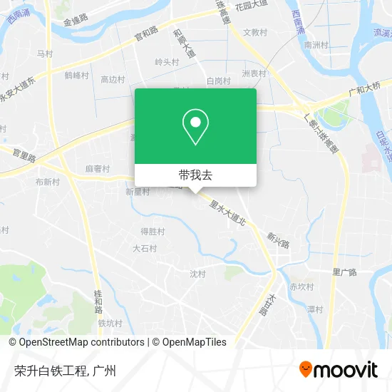 荣升白铁工程地图
