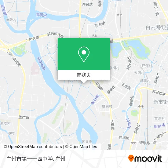 广州市第一一四中学地图