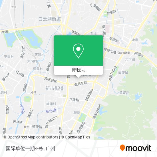 国际单位一期-F栋地图