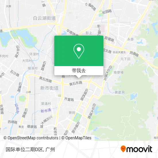 国际单位二期D区地图