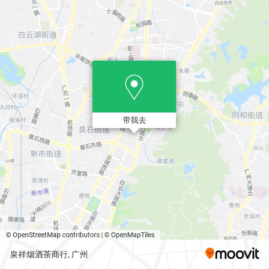 泉祥烟酒茶商行地图