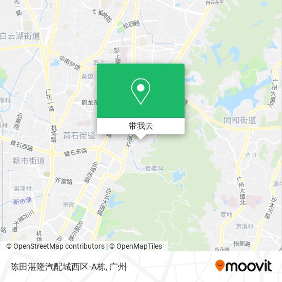 陈田湛隆汽配城西区-A栋地图