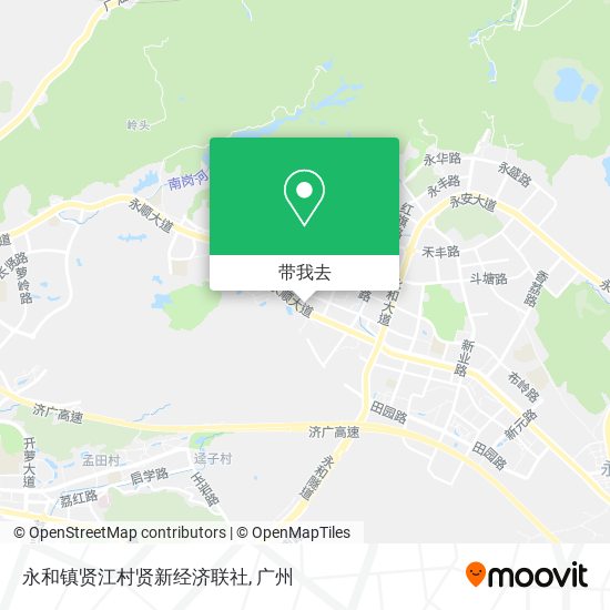 永和镇贤江村贤新经济联社地图