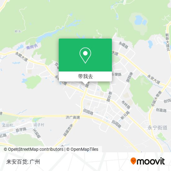 来安百货地图