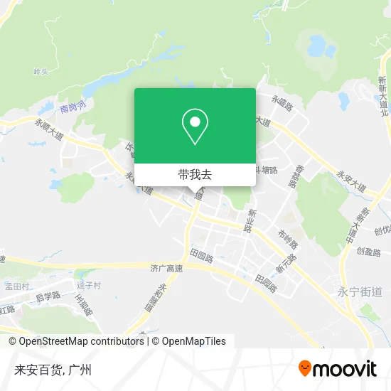 来安百货地图