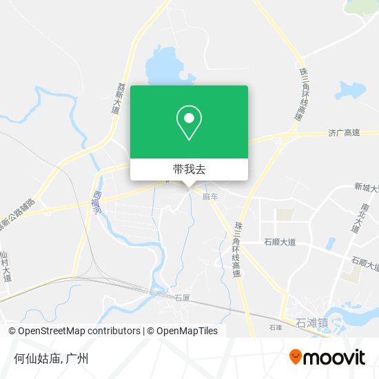 何仙姑庙地图