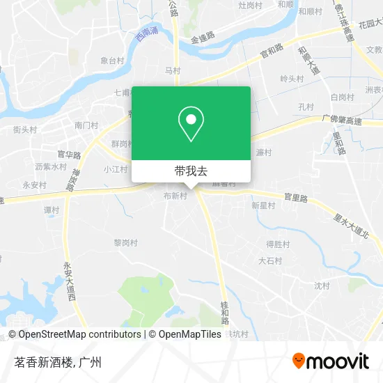 茗香新酒楼地图