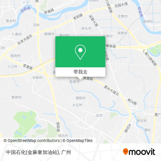 中国石化(金麻奢加油站)地图