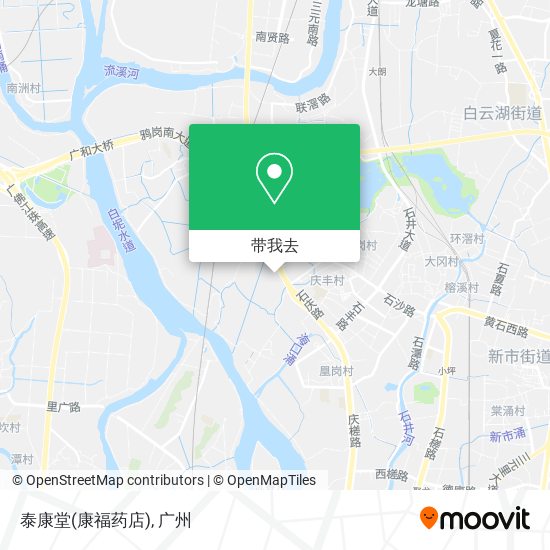 泰康堂(康福药店)地图