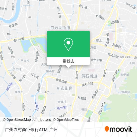 广州农村商业银行ATM地图