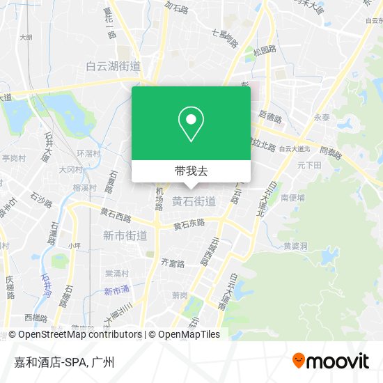嘉和酒店-SPA地图