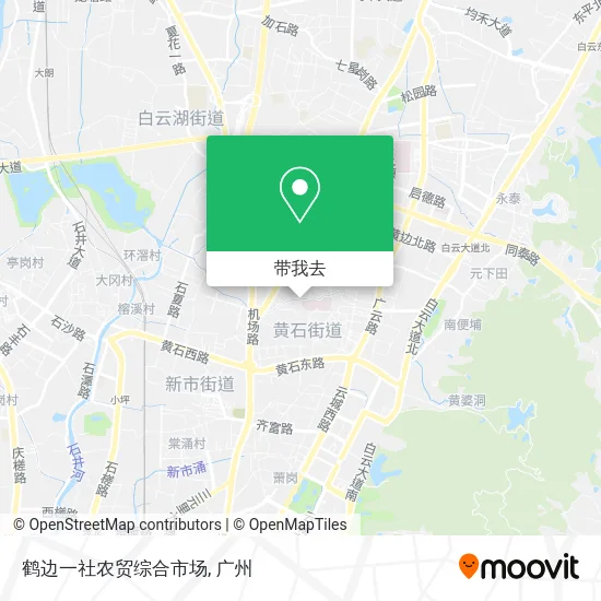鹤边一社农贸综合市场地图