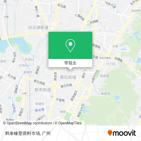 鹤泰橡塑原料市场地图