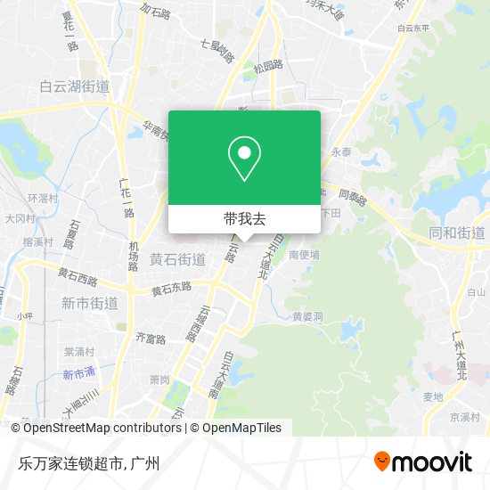 乐万家连锁超市地图