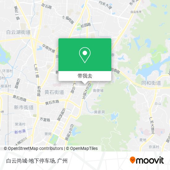 白云尚城-地下停车场地图