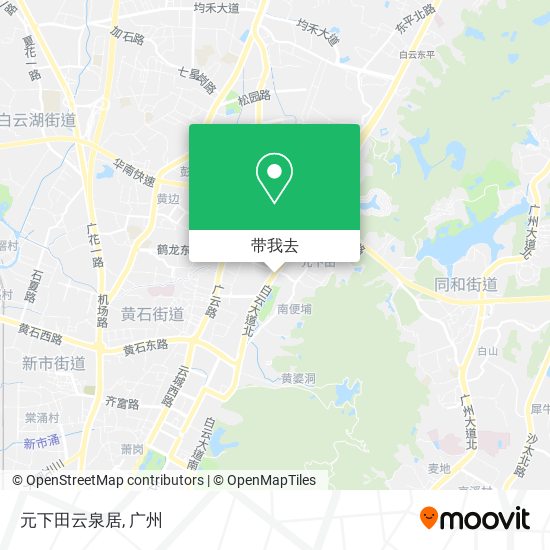 元下田云泉居地图