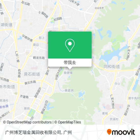 广州博芝瑞金属回收有限公司地图