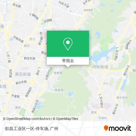 炽昌工业区一区-停车场地图