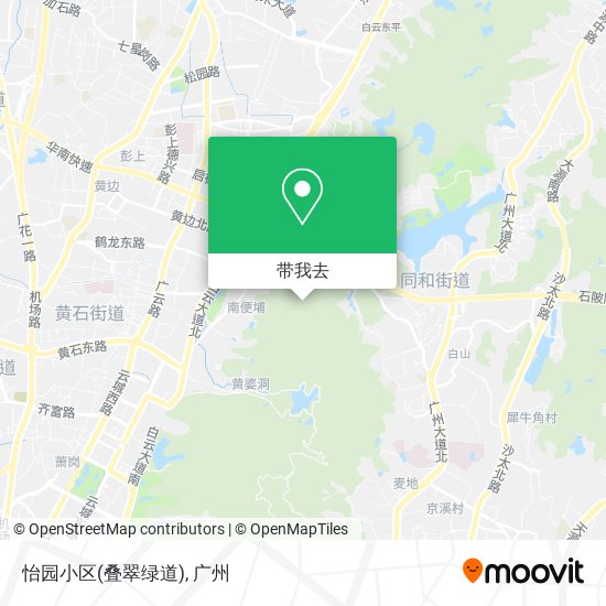 怡园小区(叠翠绿道)地图