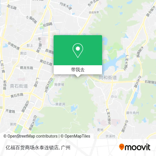亿福百货商场永泰连锁店地图