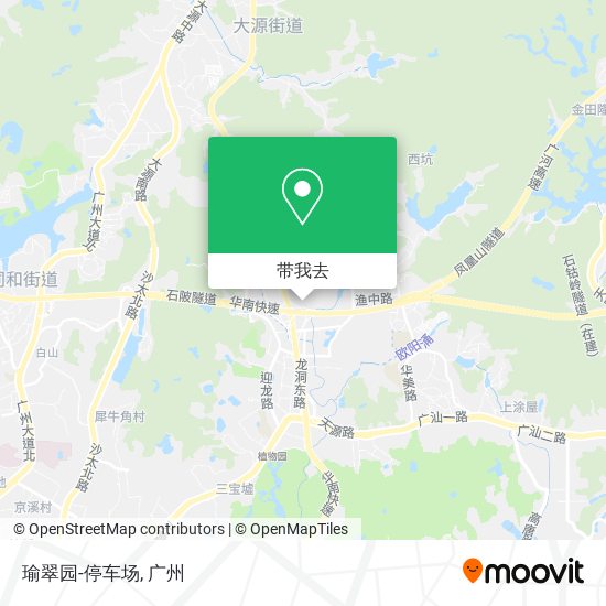 瑜翠园-停车场地图