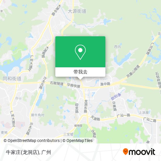 牛家庄(龙洞店)地图