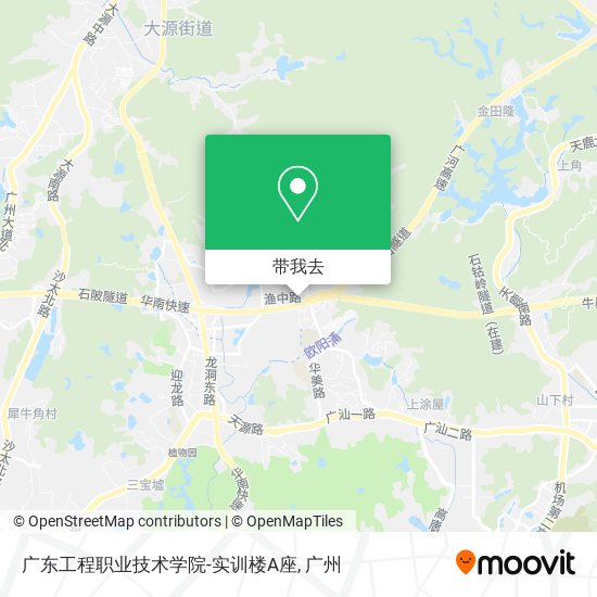 广东工程职业技术学院-实训楼A座地图