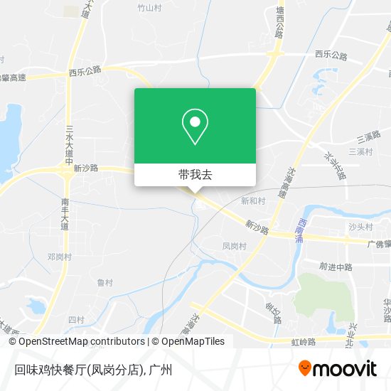 回味鸡快餐厅(凤岗分店)地图