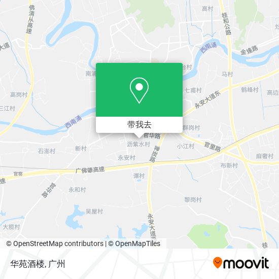 华苑酒楼地图