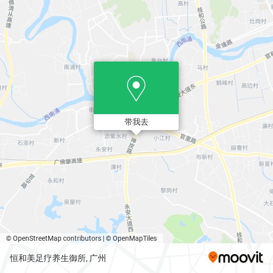 恒和美足疗养生御所地图