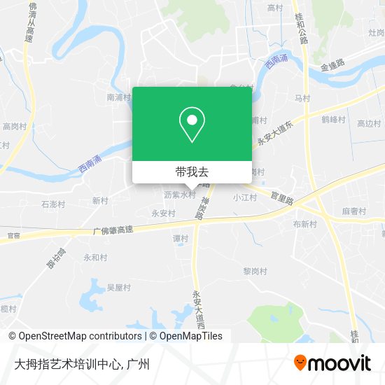 大拇指艺术培训中心地图