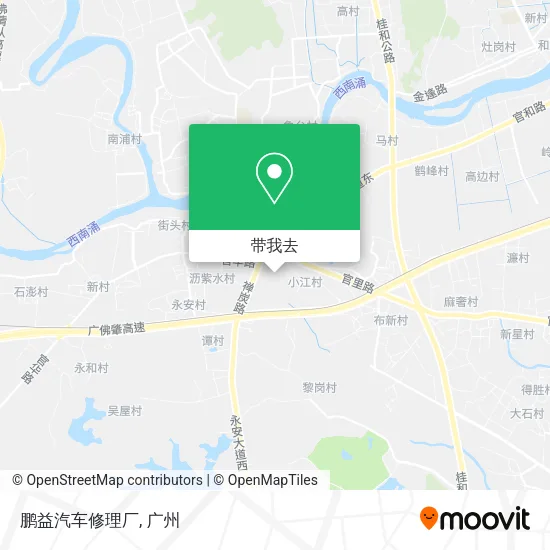 鹏益汽车修理厂地图