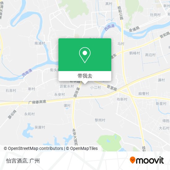 怡宫酒店地图