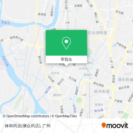 林和药业(康众药店)地图