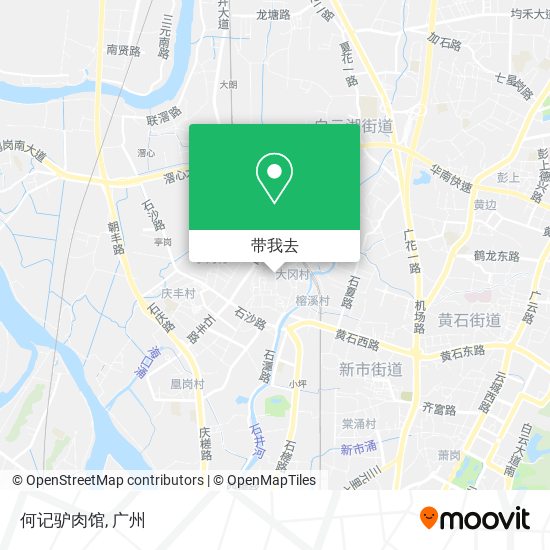 何记驴肉馆地图