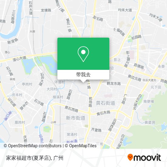 家家福超市(夏茅店)地图