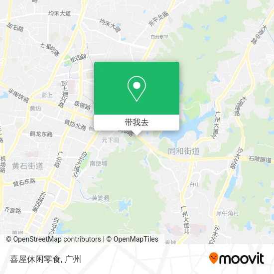 喜屋休闲零食地图