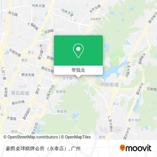 豪爵桌球棋牌会所（永泰店）地图