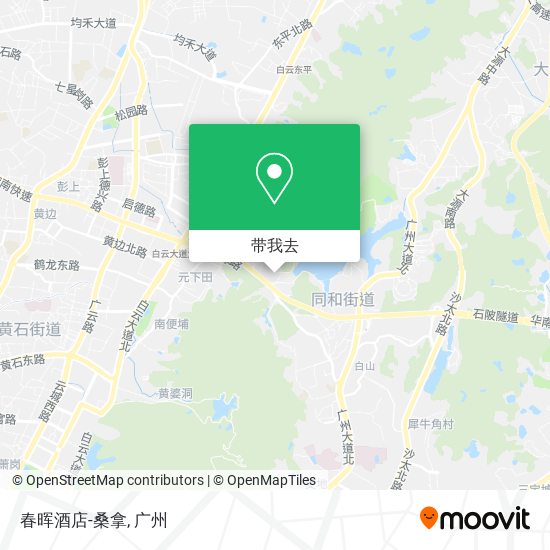 春晖酒店-桑拿地图