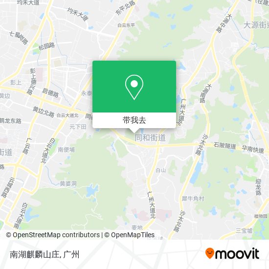 南湖麒麟山庄地图