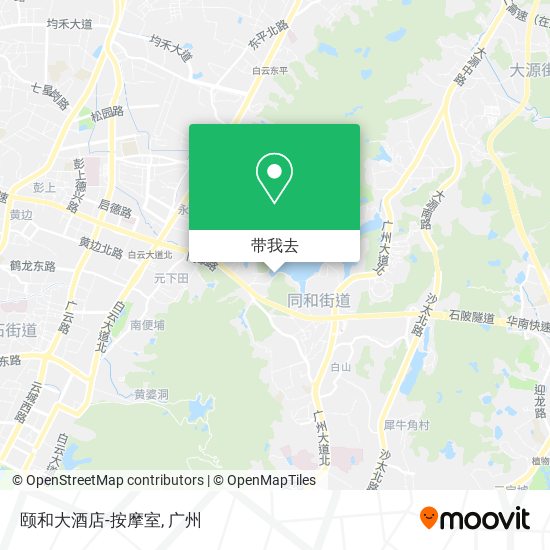 颐和大酒店-按摩室地图