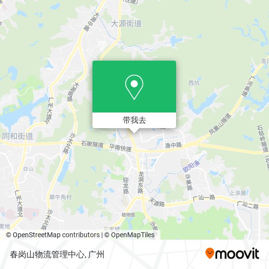 春岗山物流管理中心地图
