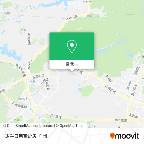 惠兴日用百货店地图