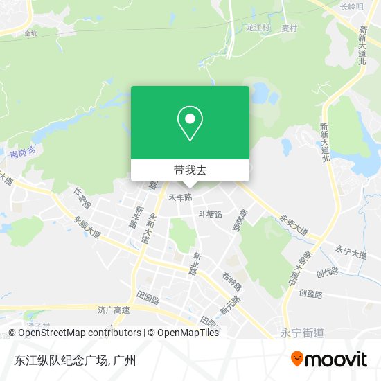 东江纵队纪念广场地图