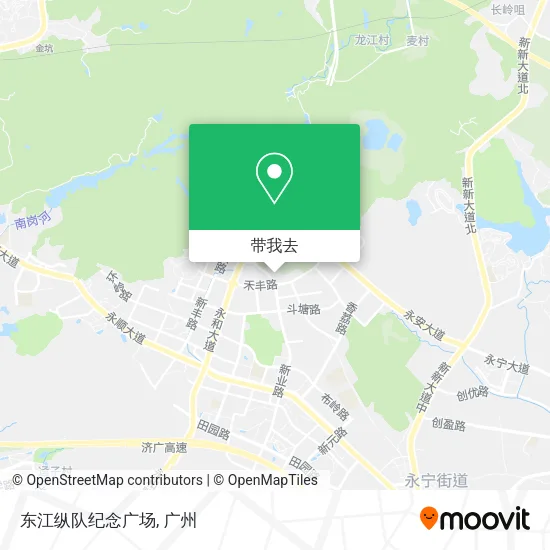 东江纵队纪念广场地图